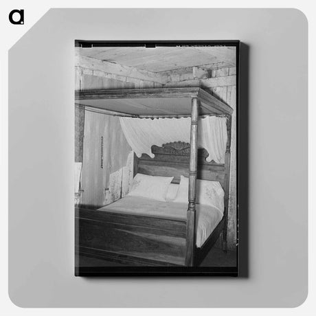 アートパネル-Louisiana Canopy Bed
 - ラッセル リー Canvas.