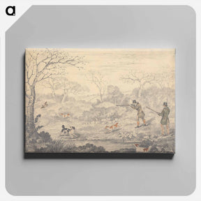 アートパネル-Woodcock Shooting
 - イェール大学アートギャラリー Canvas.
