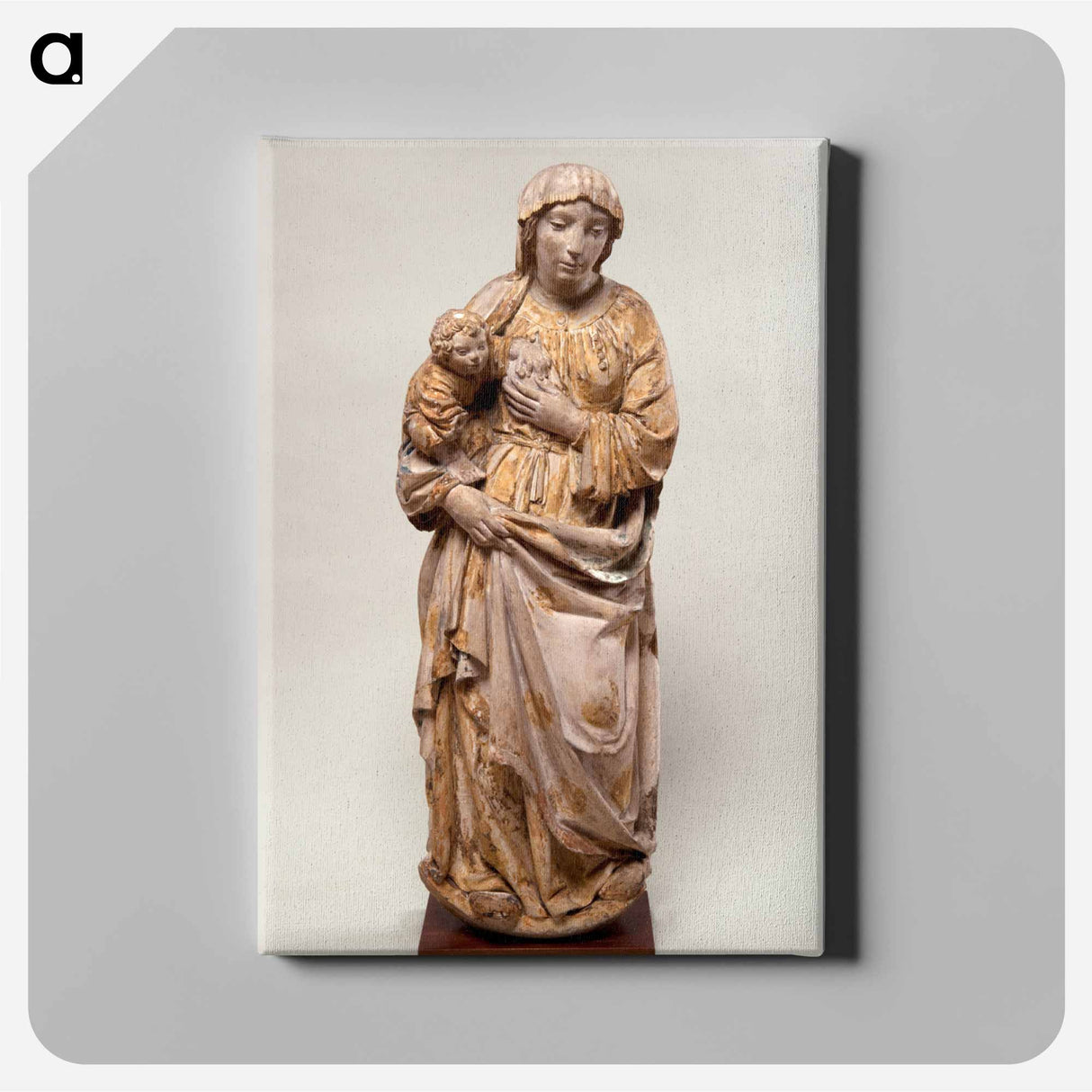 アートパネル-Standing Virgin with Christ Child
 - バーンズ・コレクション Canvas.