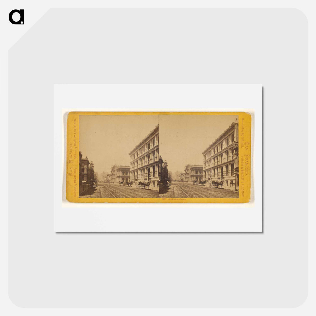 アートポストカード-California Street
 - エドワード マイブリッジ Postcard.