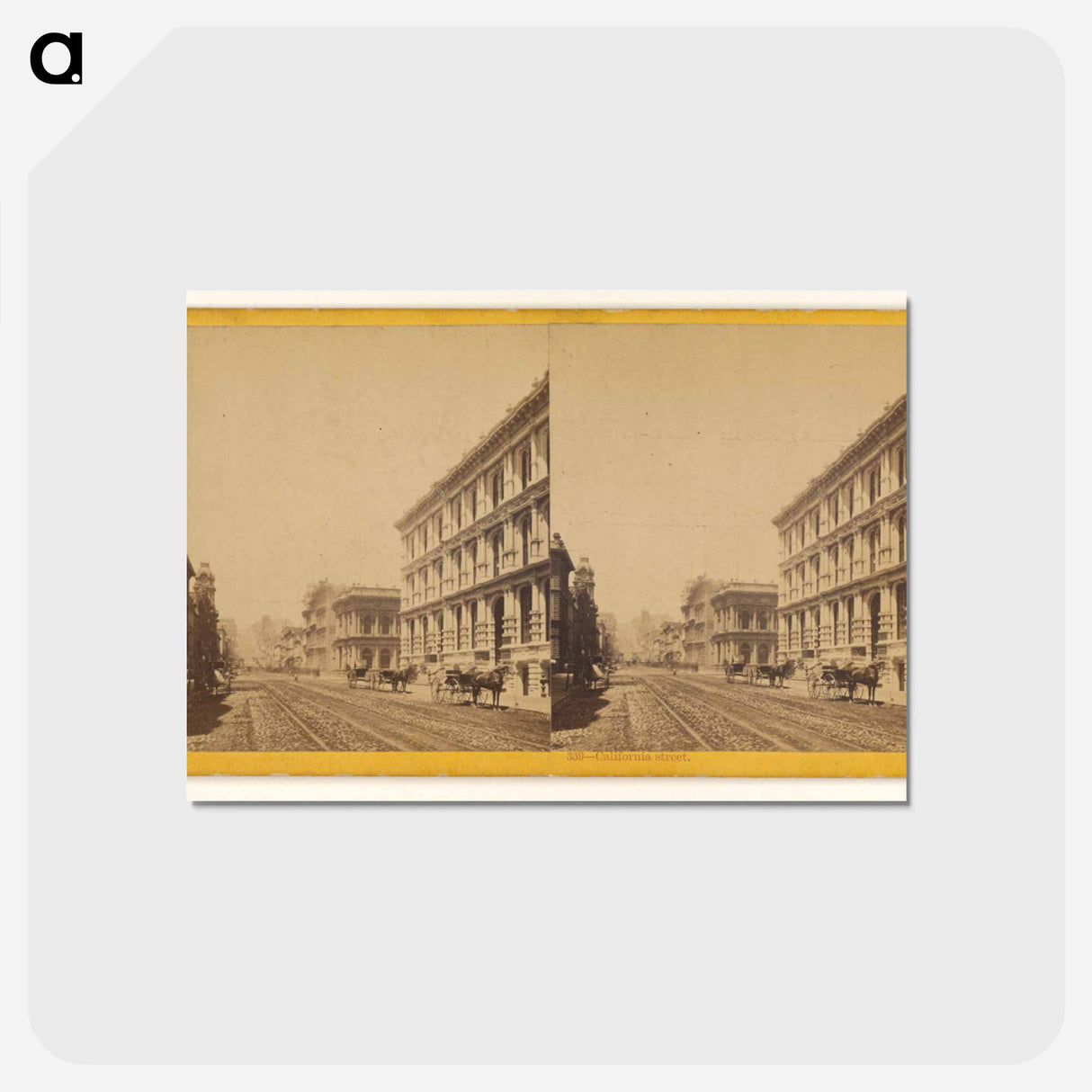 アートポストカード-California Street
 - エドワード マイブリッジ Postcard.