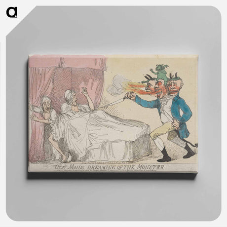 アートパネル-Old Maids dreaming of the Monster
 - イェール大学アートギャラリー Canvas.