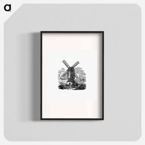 アートポスター-Windmill, From A Hand-Book Of Epsom
 - 大英図書館 Poster.