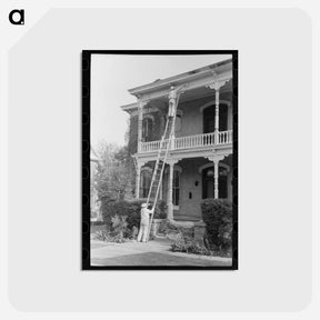 アートポストカード-Painting a House, Waco
 - ラッセル リー Postcard.