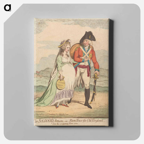 アートパネル-The Soldier's Return; - or - Rare News for Old England - See the Conquering Hero Comes
 - イェール大学アートギャラリー Canvas.