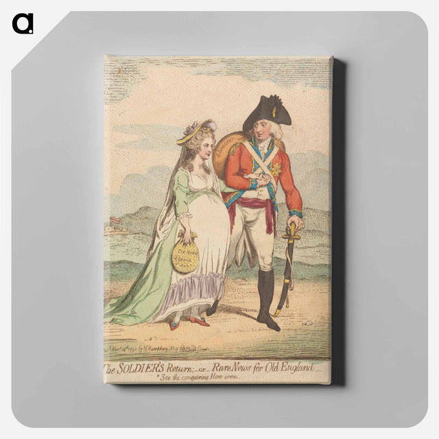 アートパネル-The Soldier's Return; - or - Rare News for Old England - See the Conquering Hero Comes
 - イェール大学アートギャラリー Canvas.