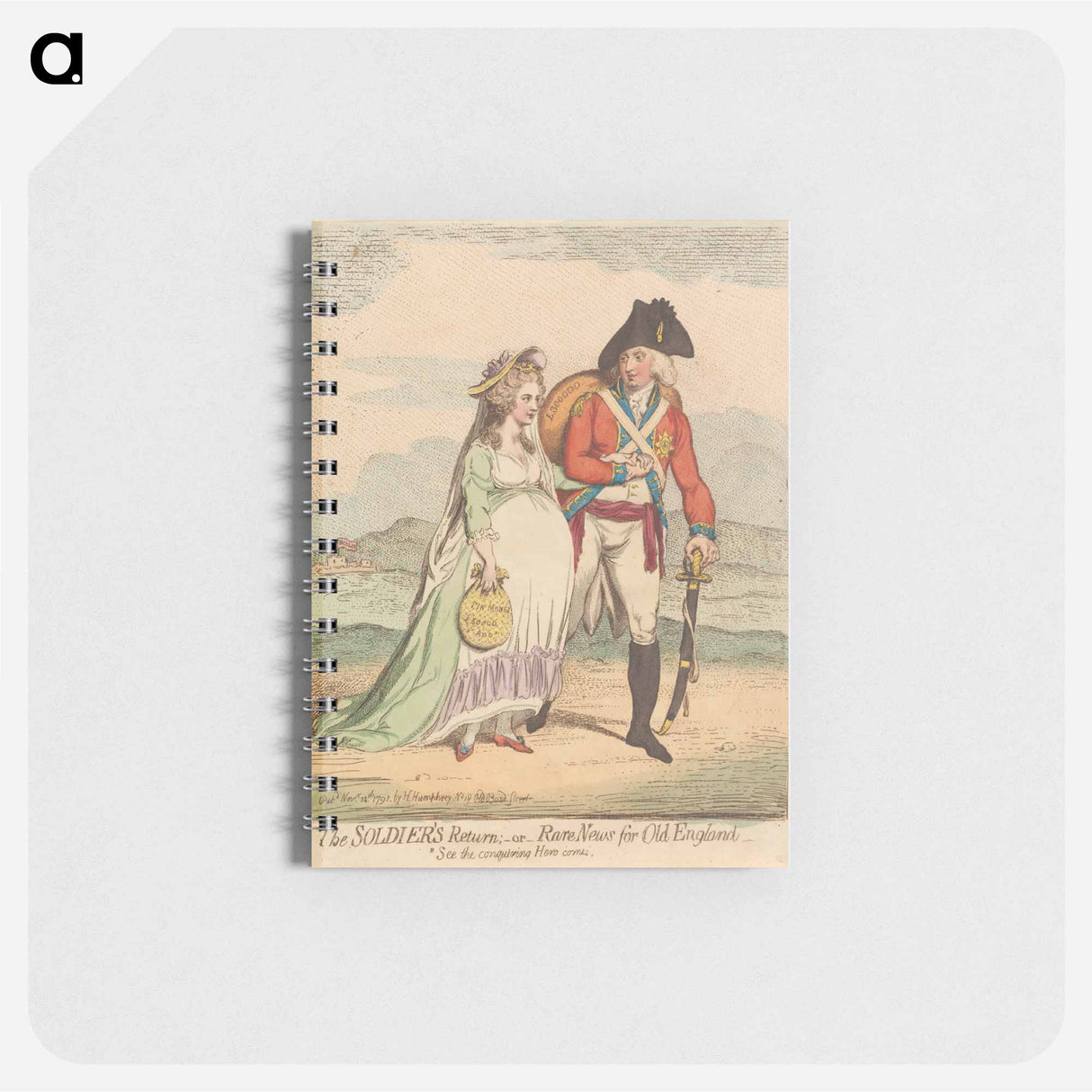 アートメモ帳-The Soldier's Return; - or - Rare News for Old England - See the Conquering Hero Comes
 - イェール大学アートギャラリー Memo.