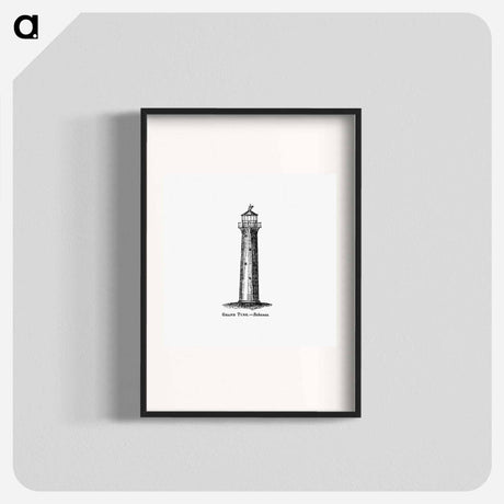 アートポスター-Grand Turk, Bahamas from Circular Relating to Lighthouses, Lightships, Buoys, and Beacons
 - 大英図書館 Poster.