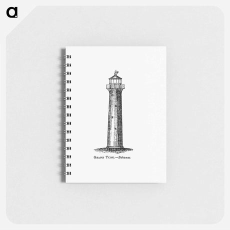 アートメモ帳-Grand Turk, Bahamas from Circular Relating to Lighthouses, Lightships, Buoys, and Beacons
 - 大英図書館 Memo.