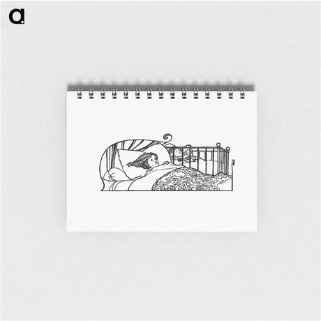 アートメモ帳-Bedtime from Verses for Grannie
 - 大英図書館 Memo.