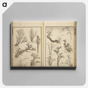 アートパネル-Original public domain image from the MET museum. - 葛飾 北斎 Canvas.