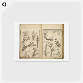 アートポストカード-Original public domain image from the MET museum. - 葛飾 北斎 Postcard.