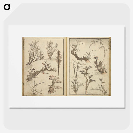 アートポスター-Original public domain image from the MET museum. - 葛飾 北斎 Poster.