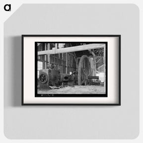 アートポスター-Old Engine, Abandoned Sugar Mill
 - ラッセル リー Poster.