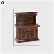 アートポストカード-Miniature Dresser
 - バーンズ・コレクション Postcard.