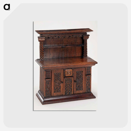 アートポストカード-Miniature Dresser
 - バーンズ・コレクション Postcard.