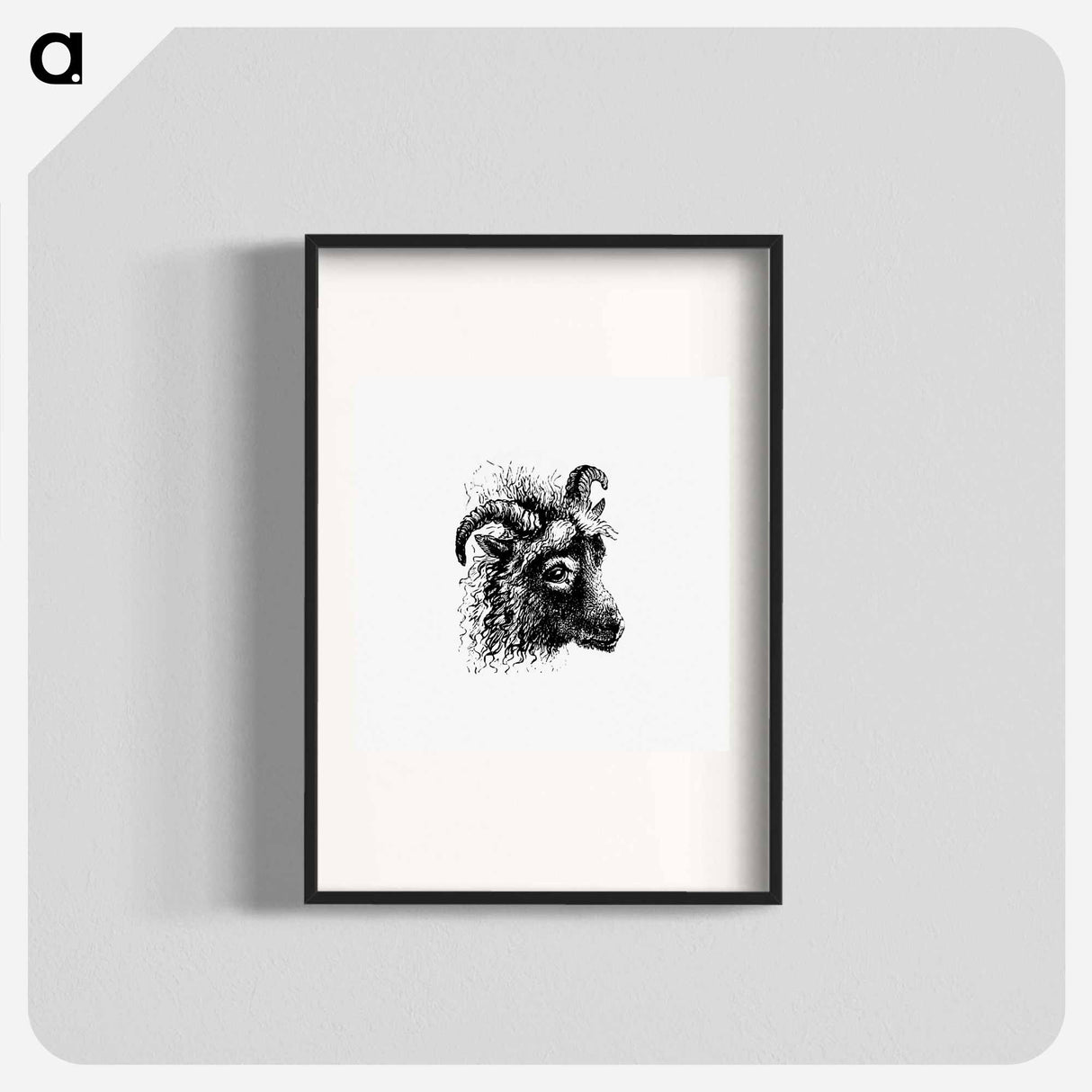 アートポスター-Goat from Aileen Aroon
 - 大英図書館 Poster.