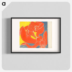 アートポスター-Nymphe Et Faune Rouge - アンリ マティス Poster.