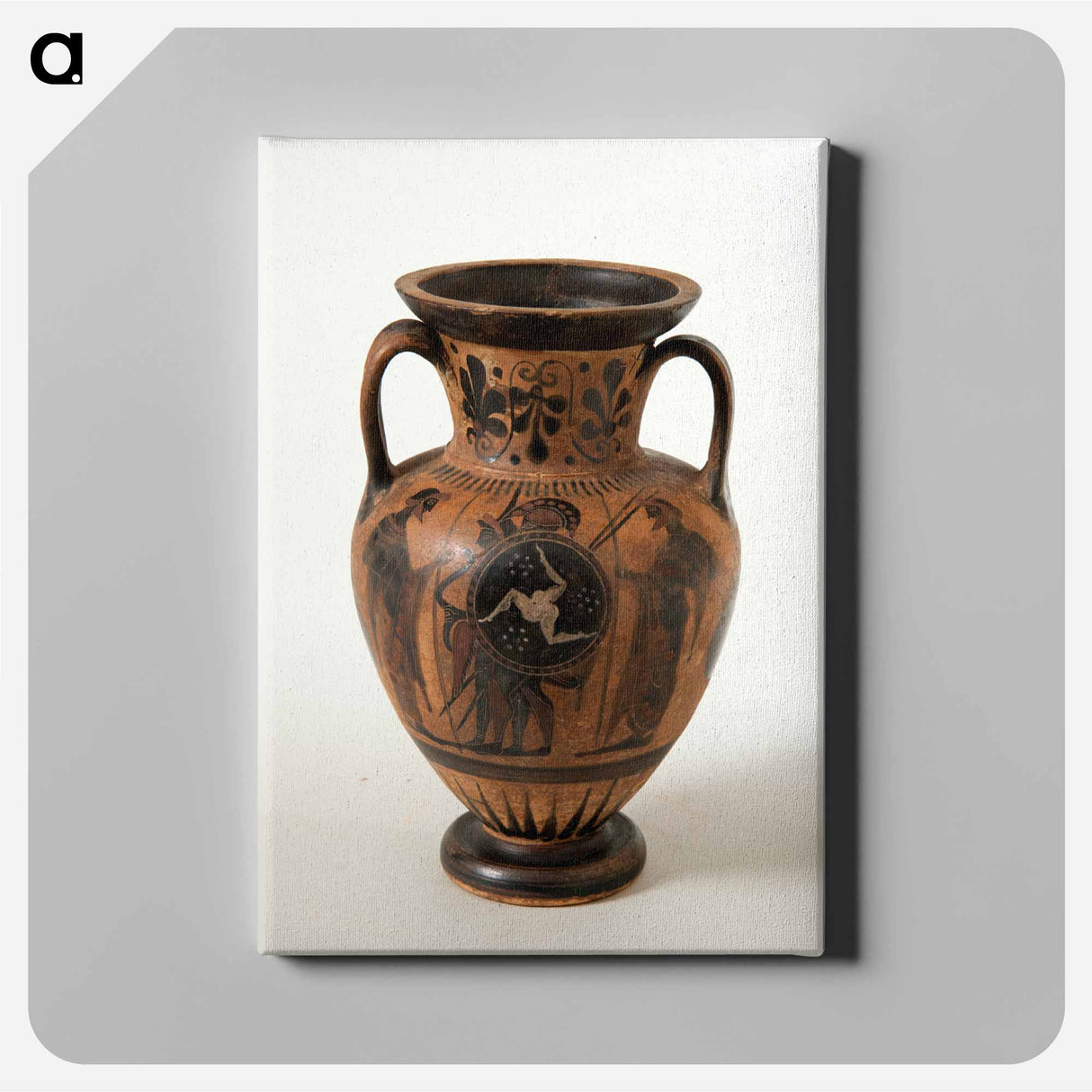 アートパネル-Attic Black Figure Neck Amphora
 - バーンズ・コレクション Canvas.