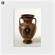アートポストカード-Attic Black Figure Neck Amphora
 - バーンズ・コレクション Postcard.