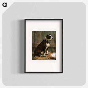 アートポスター-Seated Terrier
 - ボストン公共図書館 Poster.