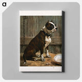アートパネル-Seated Terrier
 - ボストン公共図書館 Canvas.