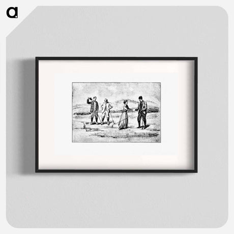 アートポスター-Vintage Golfers from Won at the Last Hole
 - 大英図書館 Poster.