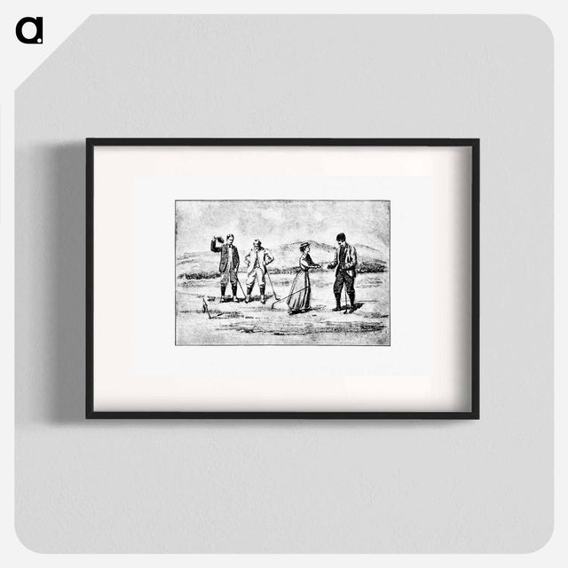 アートポスター-Vintage Golfers from Won at the Last Hole
 - 大英図書館 Poster.