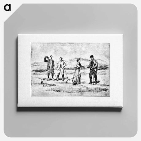 アートパネル-Vintage Golfers from Won at the Last Hole
 - 大英図書館 Canvas.