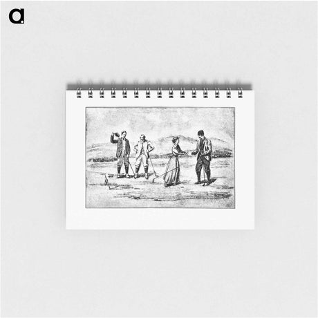 アートメモ帳-Vintage Golfers from Won at the Last Hole
 - 大英図書館 Memo.