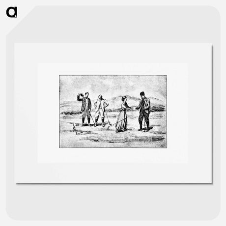アートポスター-Vintage Golfers from Won at the Last Hole
 - 大英図書館 Poster.