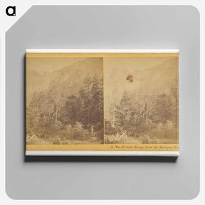 アートパネル-The Pohono Range, from the Mariposa Trail
 - エドワード マイブリッジ Canvas.
