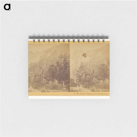 アートメモ帳-The Pohono Range, from the Mariposa Trail
 - エドワード マイブリッジ Memo.