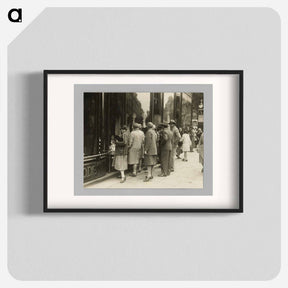 アートポスター-Crowd at Store Window
 - セントルイス美術館 Poster.