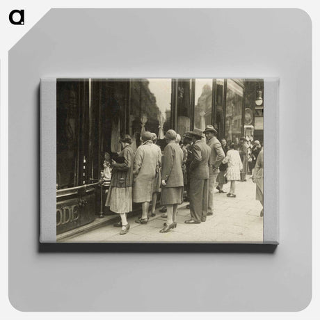アートパネル-Crowd at Store Window
 - セントルイス美術館 Canvas.