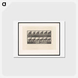 アートポストカード-Walking Lion
 - エドワード マイブリッジ Postcard.
