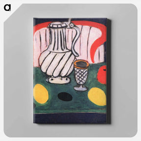 アートパネル-Tin Pitcher, Lemon and Armchair - アンリ マティス Canvas.