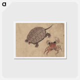 アートポストカード-Album of Sketches by Katsushika Hokusai and His Disciples - 葛飾 北斎 Postcard.