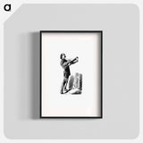 アートポスター-Vintage Guitar Musician from Paris-Neuf, Or Dream And Reality
 - 大英図書館 Poster.