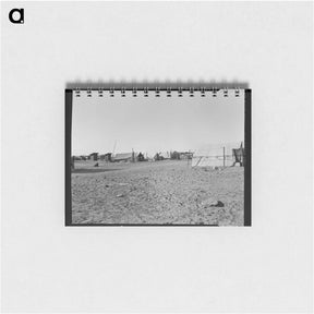 アートメモ帳-Camp of migratory agricultural workers - ドロテア ラング Memo.