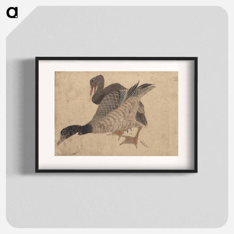 アートポスター-Album of Sketches by Katsushika Hokusai and His Disciples - 葛飾 北斎 Poster.