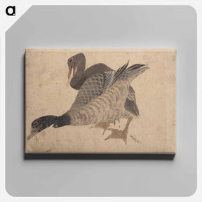 アートパネル-Album of Sketches by Katsushika Hokusai and His Disciples - 葛飾 北斎 Canvas.