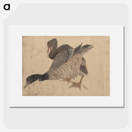 アートポスター-Album of Sketches by Katsushika Hokusai and His Disciples - 葛飾 北斎 Poster.
