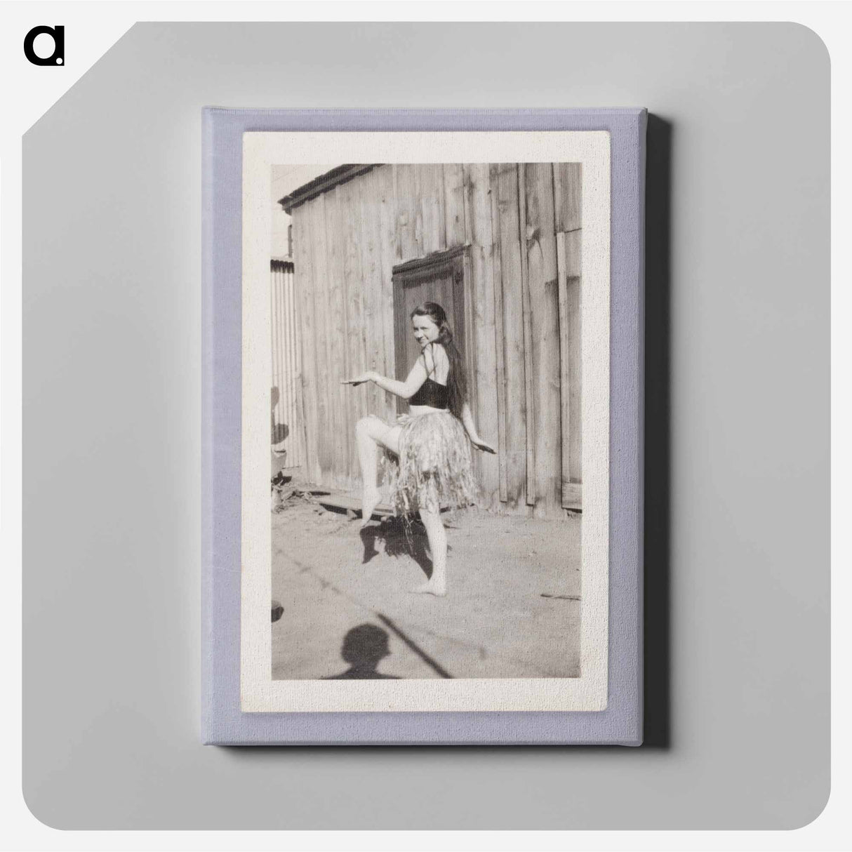 アートパネル-Woman Wearing a Grass Skirt
 - セントルイス美術館 Canvas.