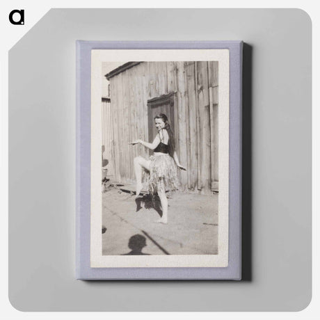 アートパネル-Woman Wearing a Grass Skirt
 - セントルイス美術館 Canvas.