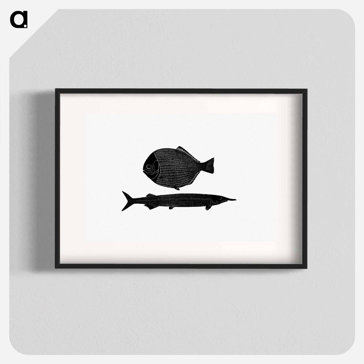 アートポスター-Fish from Manual Of Geology
 - 大英図書館 Poster.