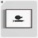 アートポスター-Fish from Manual Of Geology
 - 大英図書館 Poster.