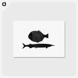 アートポストカード-Fish from Manual Of Geology
 - 大英図書館 Postcard.