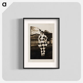 アートポスター-Woman Wearing Harlequin Costume
 - セントルイス美術館 Poster.