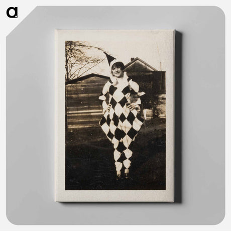 アートパネル-Woman Wearing Harlequin Costume
 - セントルイス美術館 Canvas.